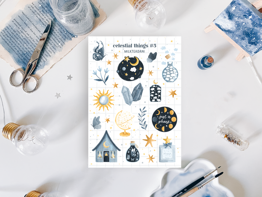 Sticker Sheet - Celestial Things #5