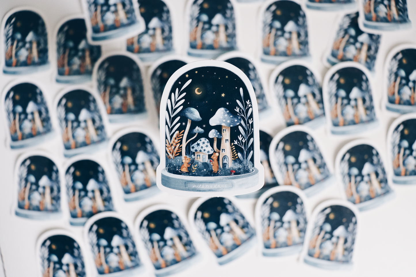Sticker - Mushroom Mouse Globe