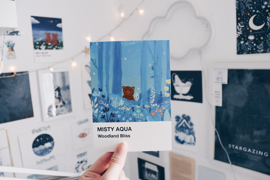 Gouache Art Prints - Dream Bears