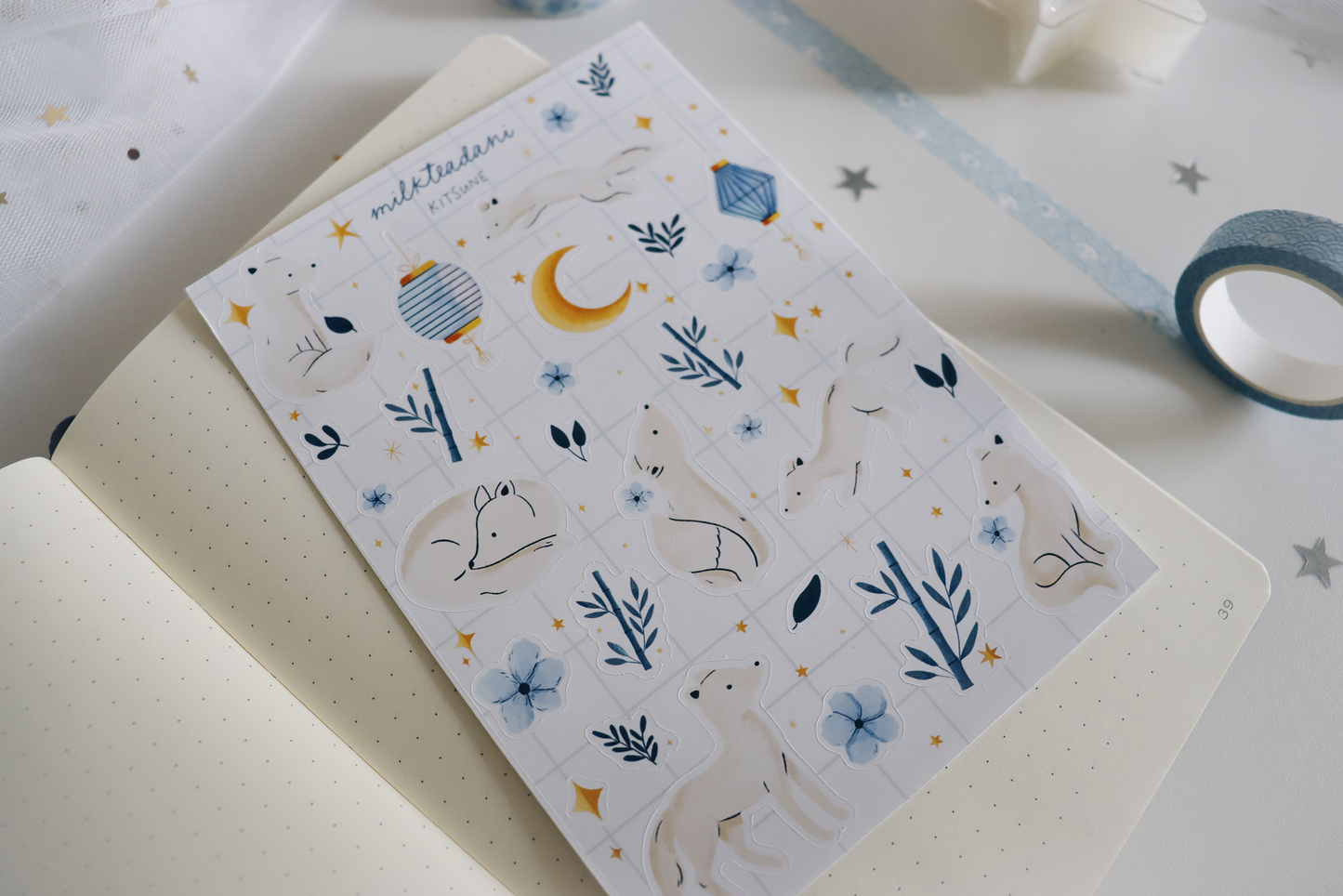 Sticker Sheet - Kitsune