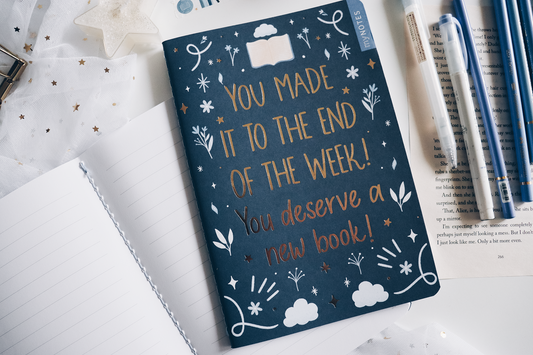 Notebook - You made it to the end of the week! You deserve a new book!