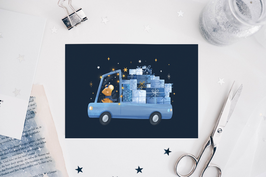 Postcard - Christmas Delivery