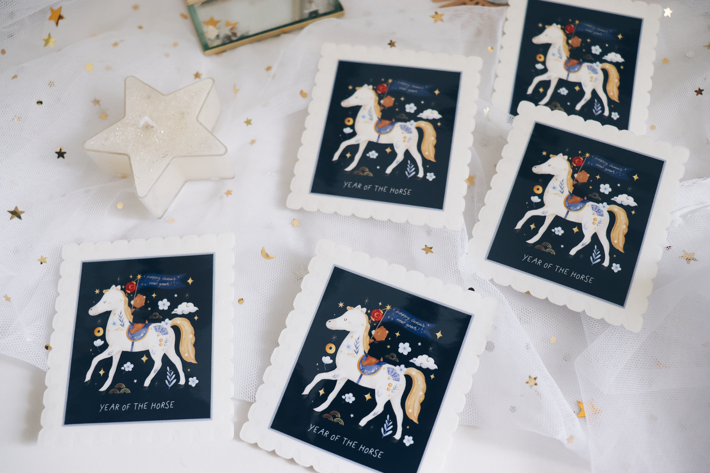 Sticker - Year of the Horse Stamp