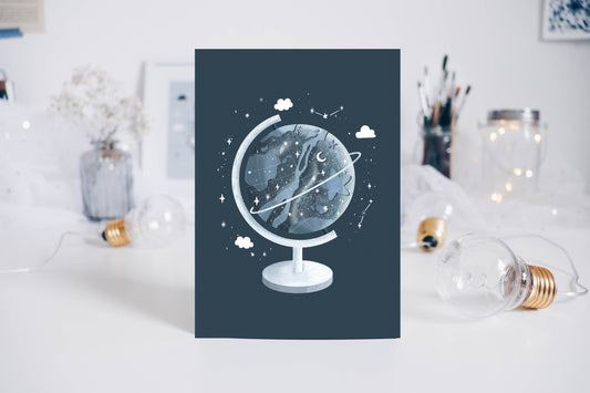 Postcard - Magic Globe