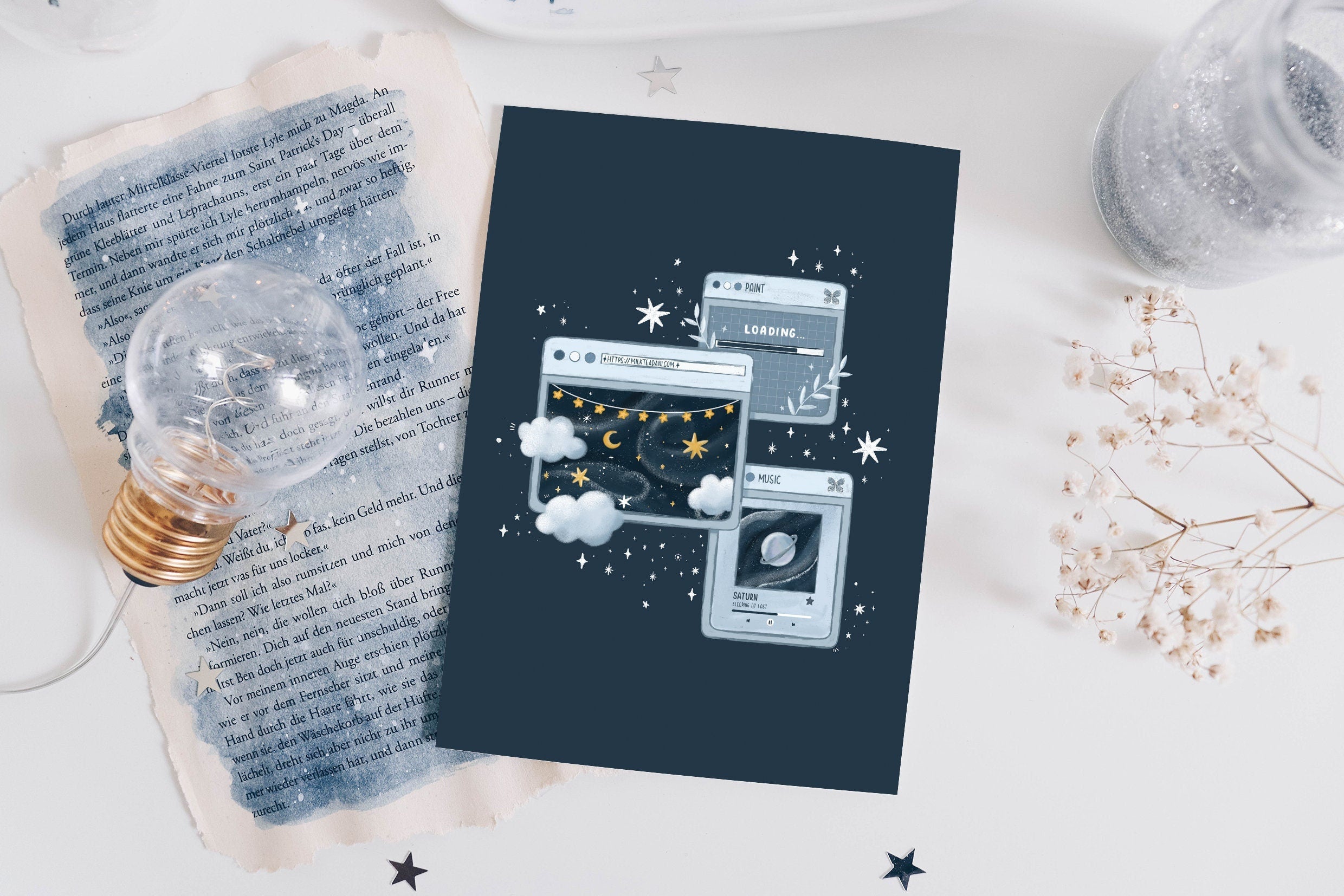 Postcard - Starry Night Screens – milkteadani