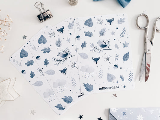 Sticker Sheet - Autumn Leaves