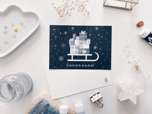 Greeting Card - Fa la la la la, la la la la.