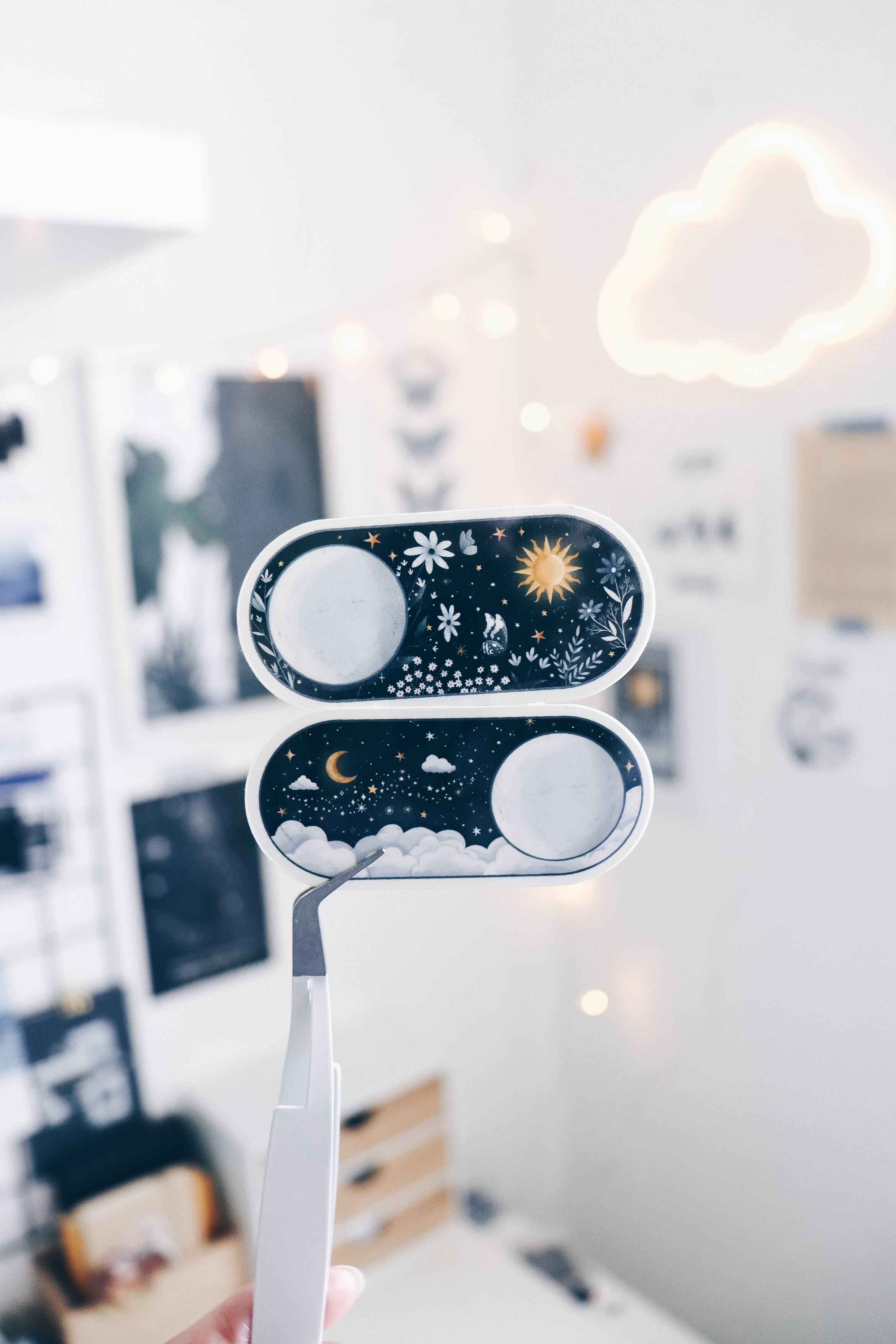 Sticker - Night and Day (Set of 2 Stickers)