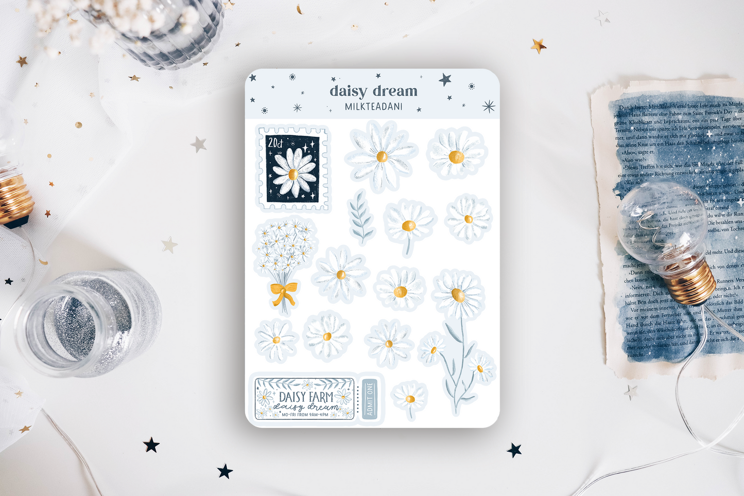 Sticker Sheet - Daisy Dream
