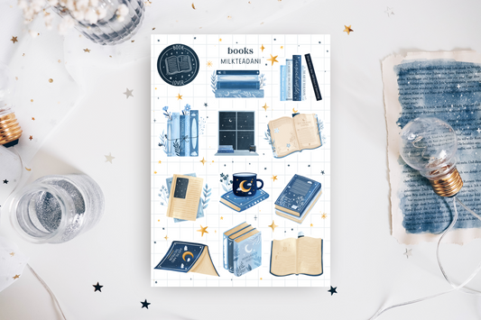 Sticker Sheet - Books