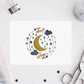 Postcard - Watercolor Moon