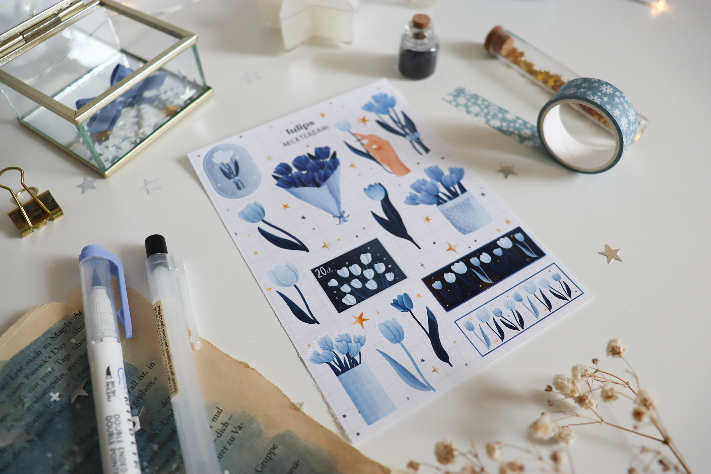 Sticker Sheet - Tulips