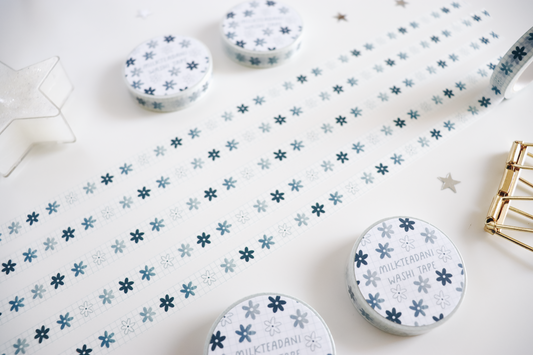 Washi Tape - 10MM Blue Daisies