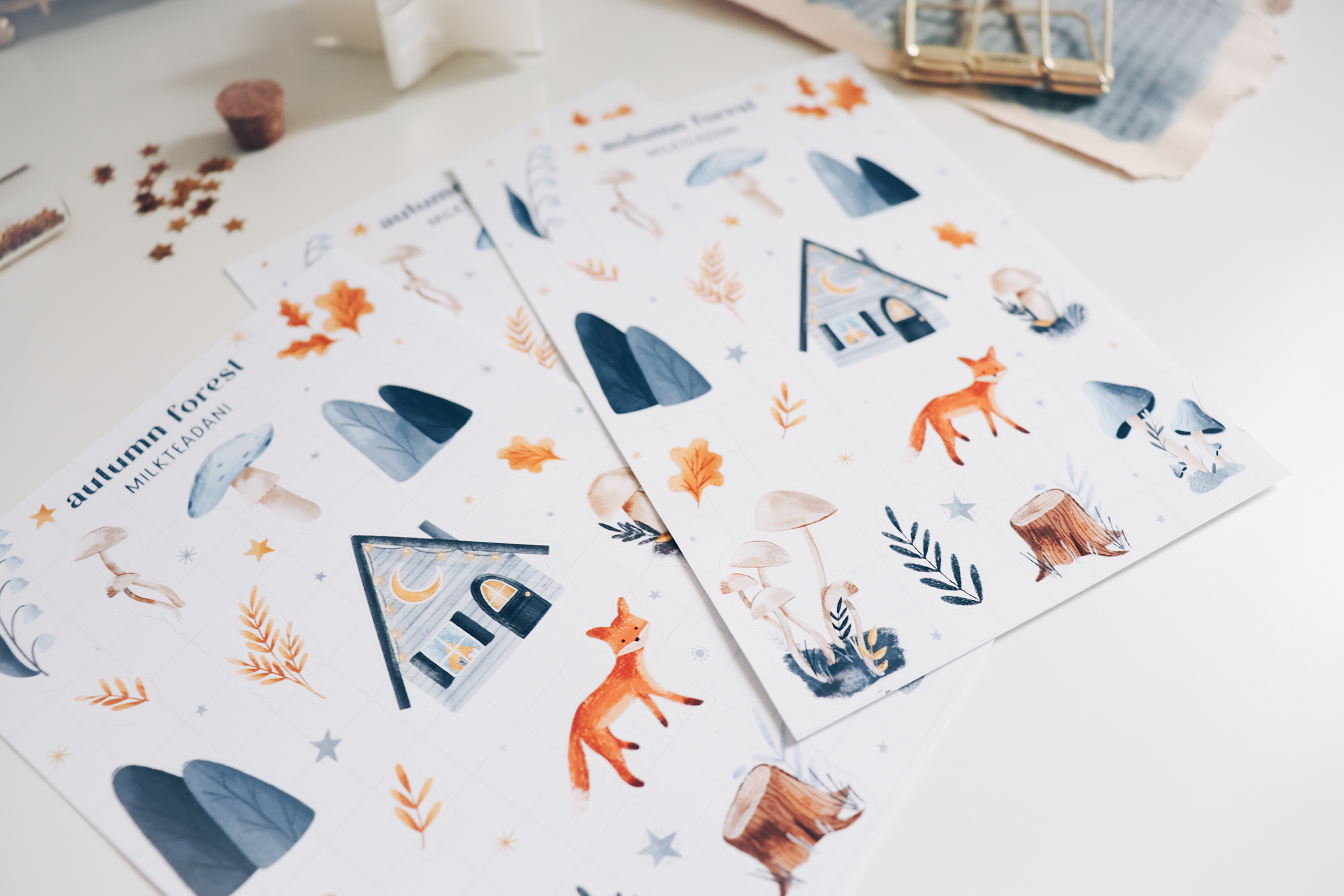 Sticker Sheet - Autumn Forest