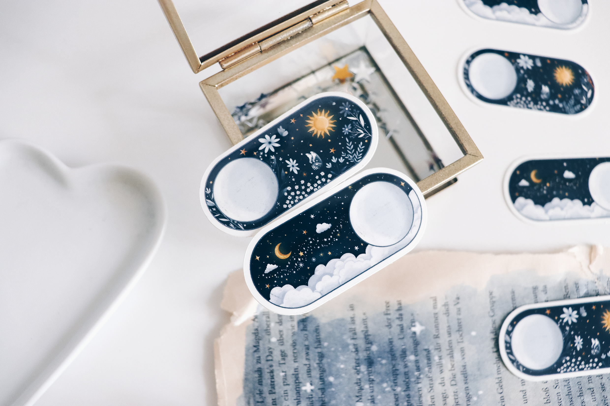 Sticker - Night and Day (Set of 2 Stickers)