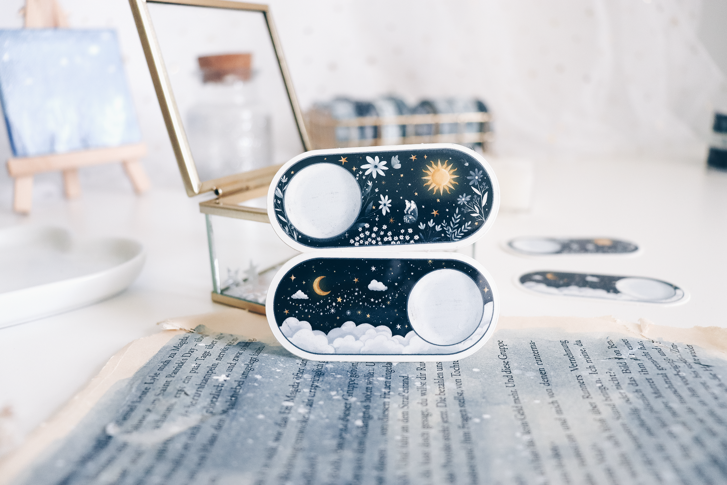 Sticker - Night and Day (Set of 2 Stickers)
