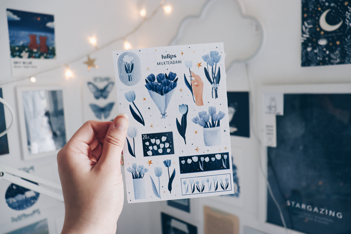 Sticker Sheet - Tulips