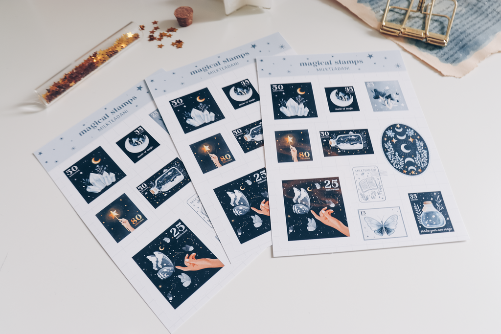 Sticker Sheet - Magical Stamps