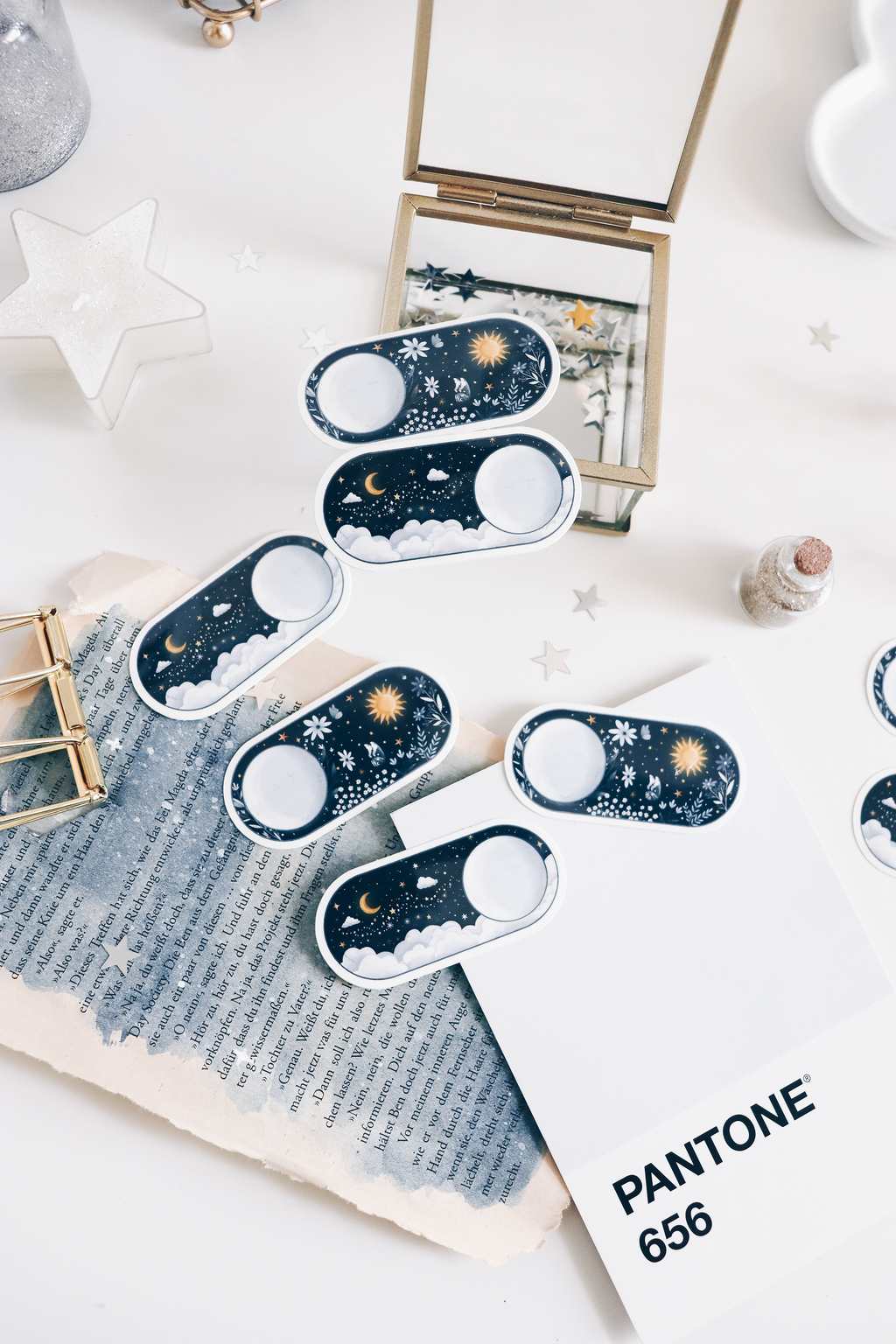 Sticker - Night and Day (Set of 2 Stickers)