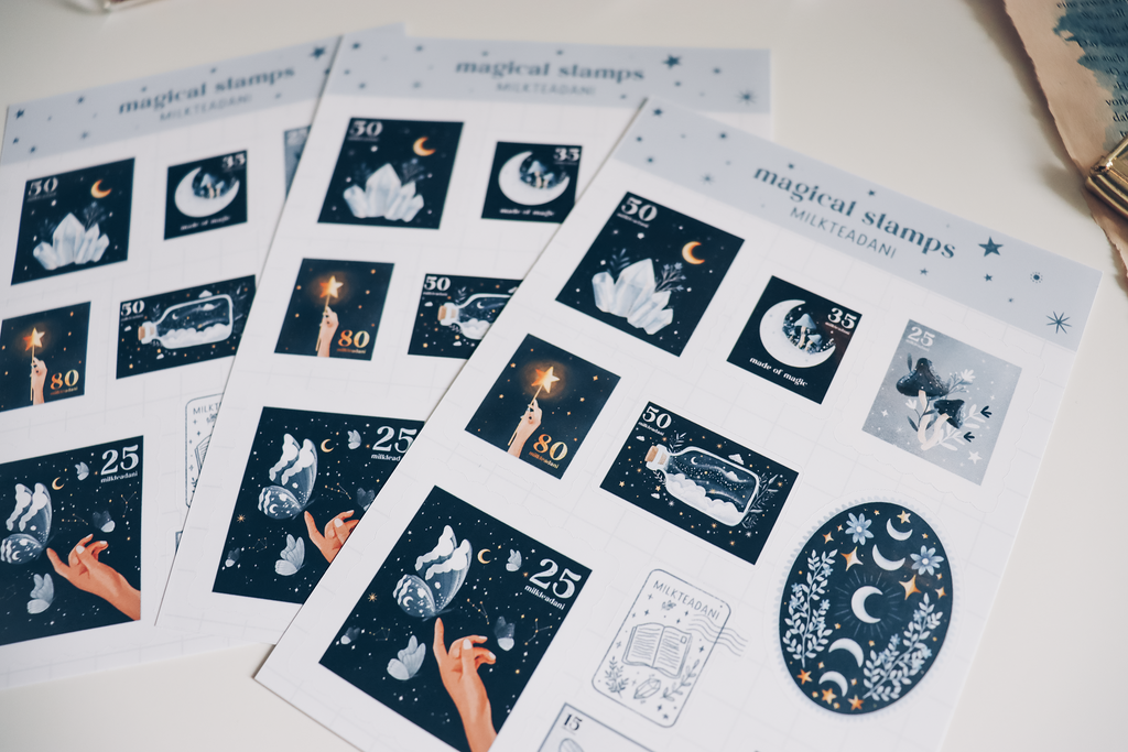 Sticker Sheet - Magical Stamps