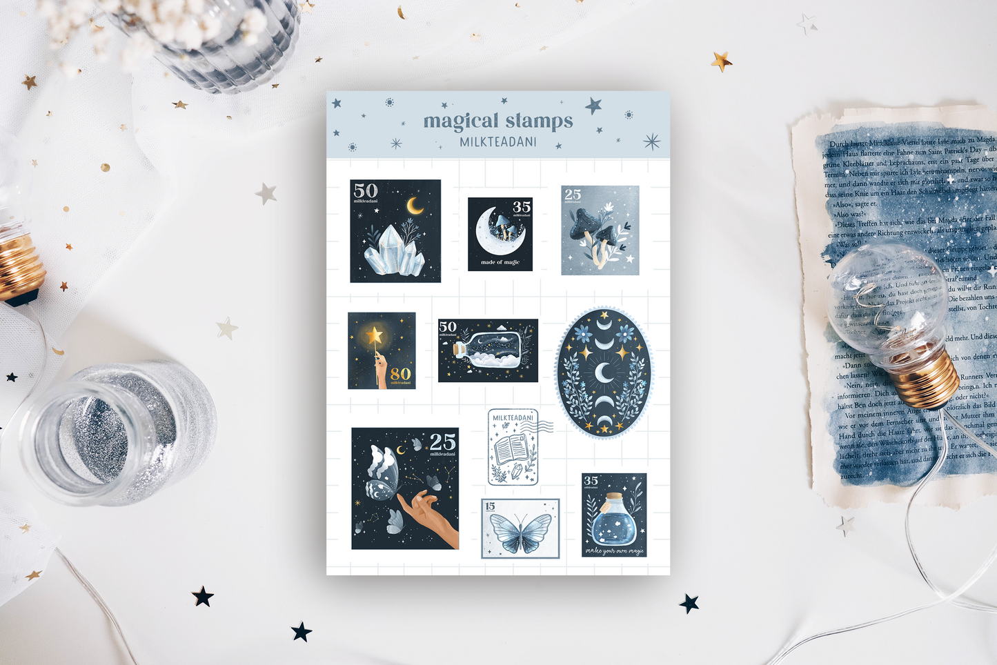Sticker Sheet - Magical Stamps