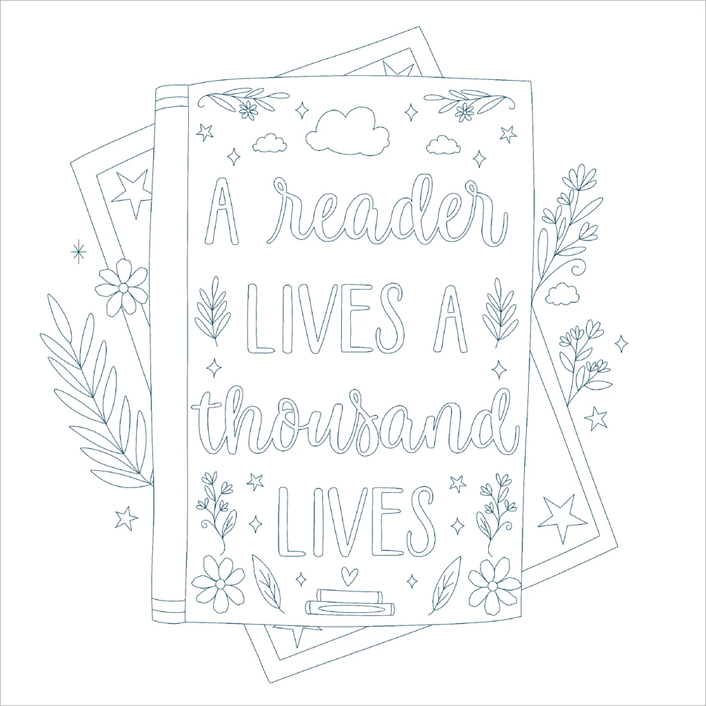 A Page is Just the Beginning - Coloring Book