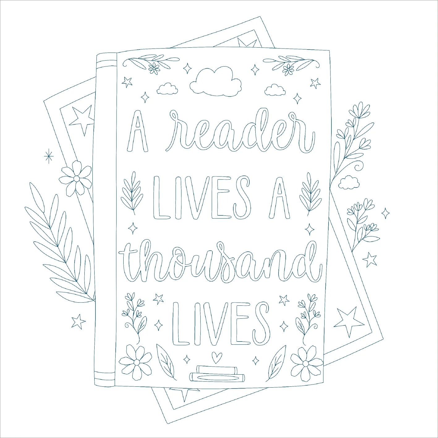 A Page is Just the Beginning - Coloring Book