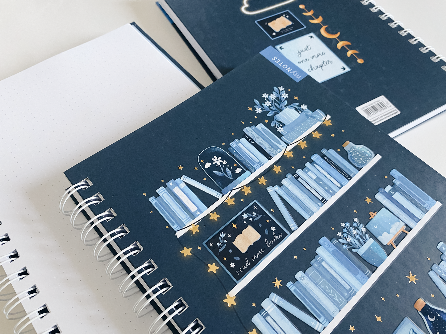 Notebook - Book Shelves Spiral Notebook