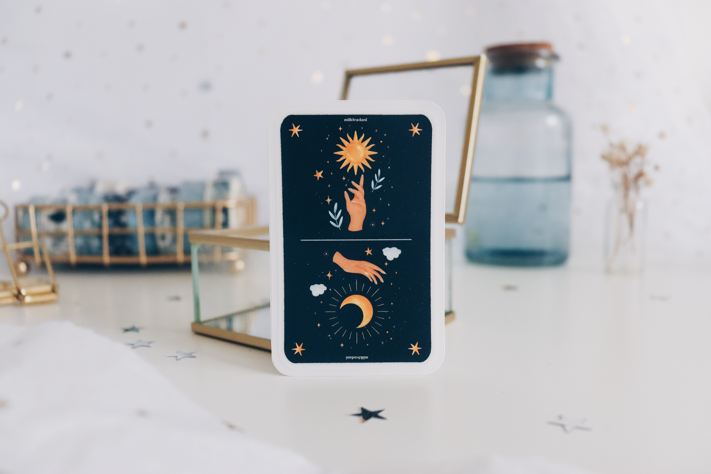 Sticker - Moon and Sun Card