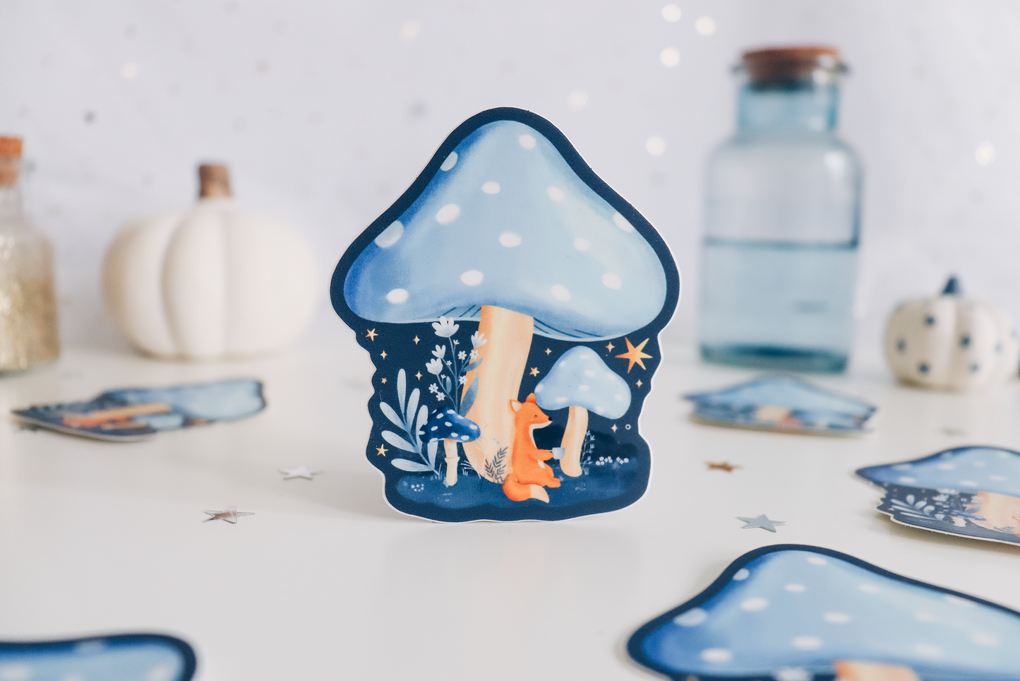 Sticker - Mushroom Fox