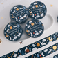 Washi Tape - 20MM Moon Bunnies (Gold Foil)