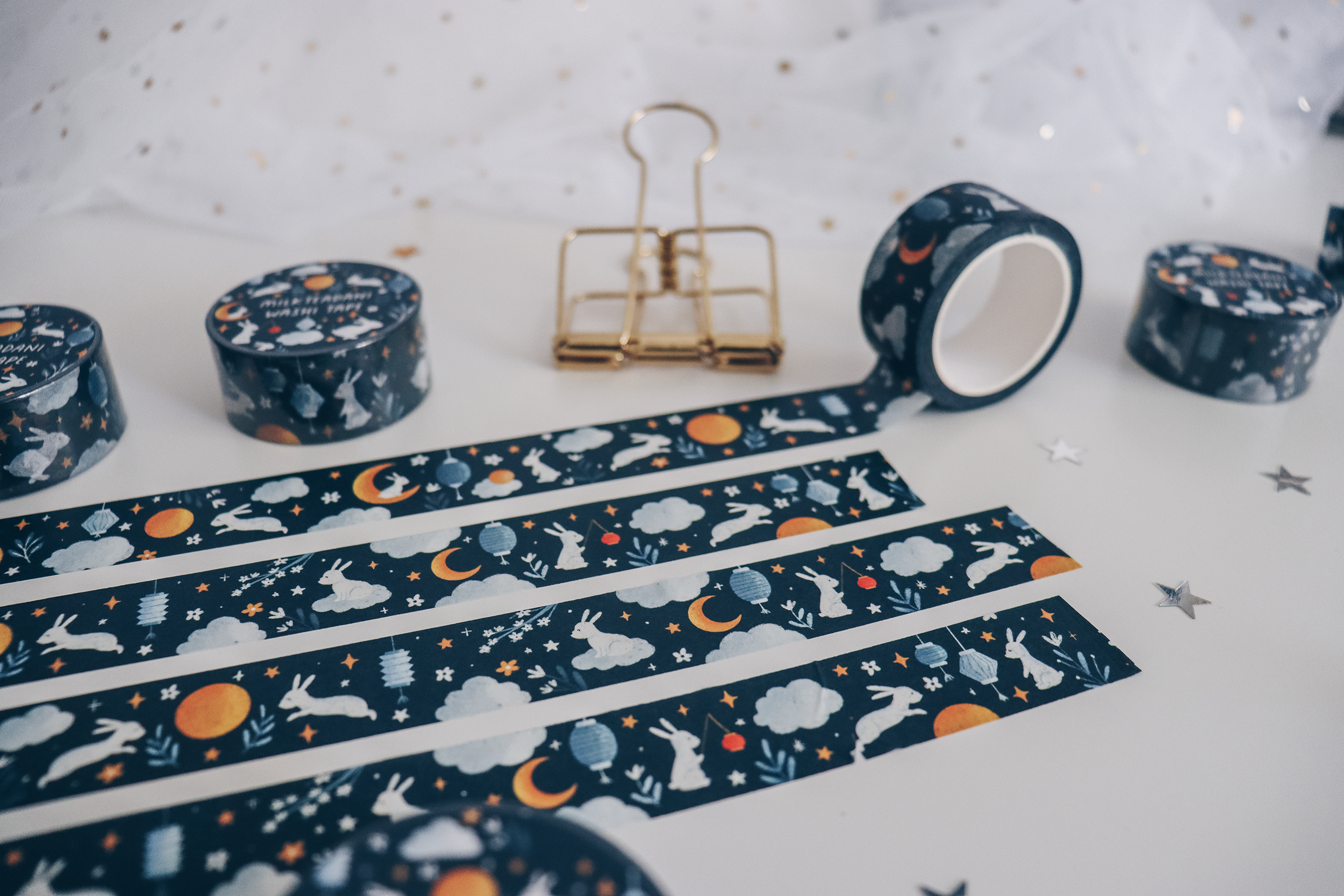 Washi Tape - 20MM Moon Bunnies