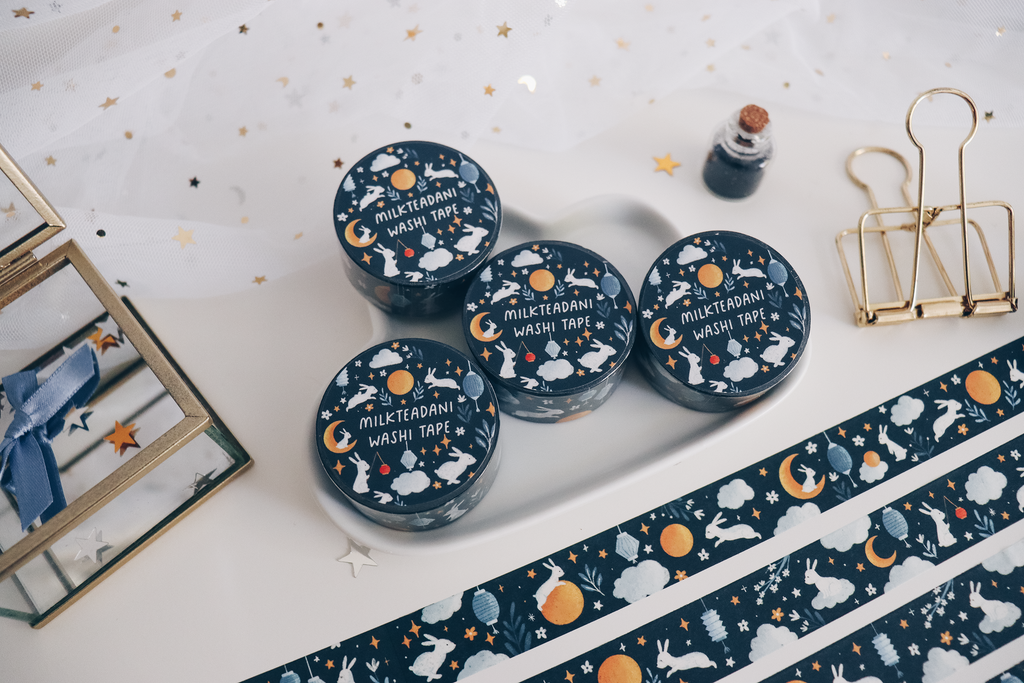 Washi Tape - 20MM Moon Bunnies