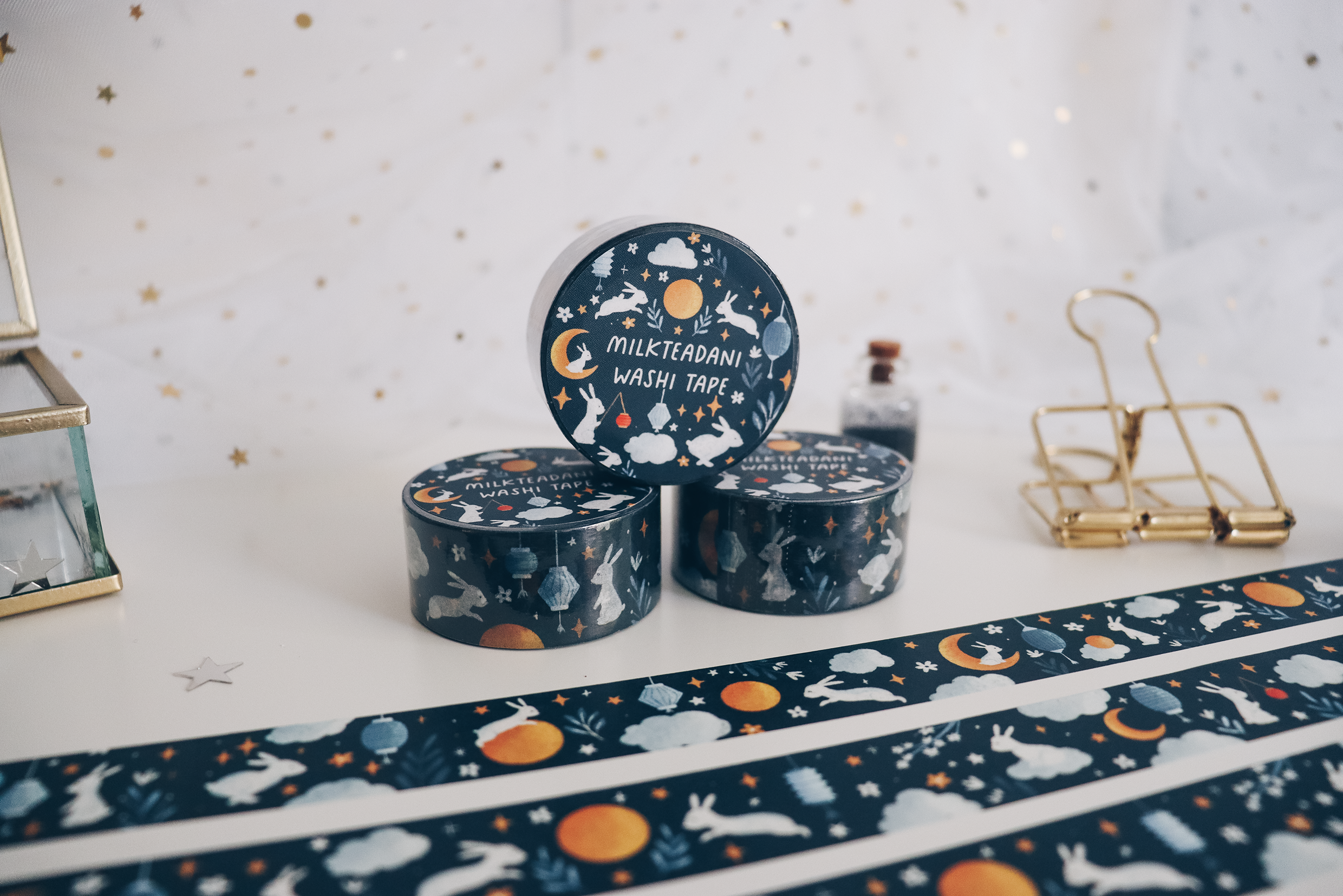 Washi Tape - 20MM Moon Bunnies