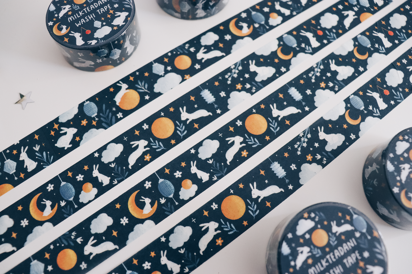 Washi Tape - 20MM Moon Bunnies