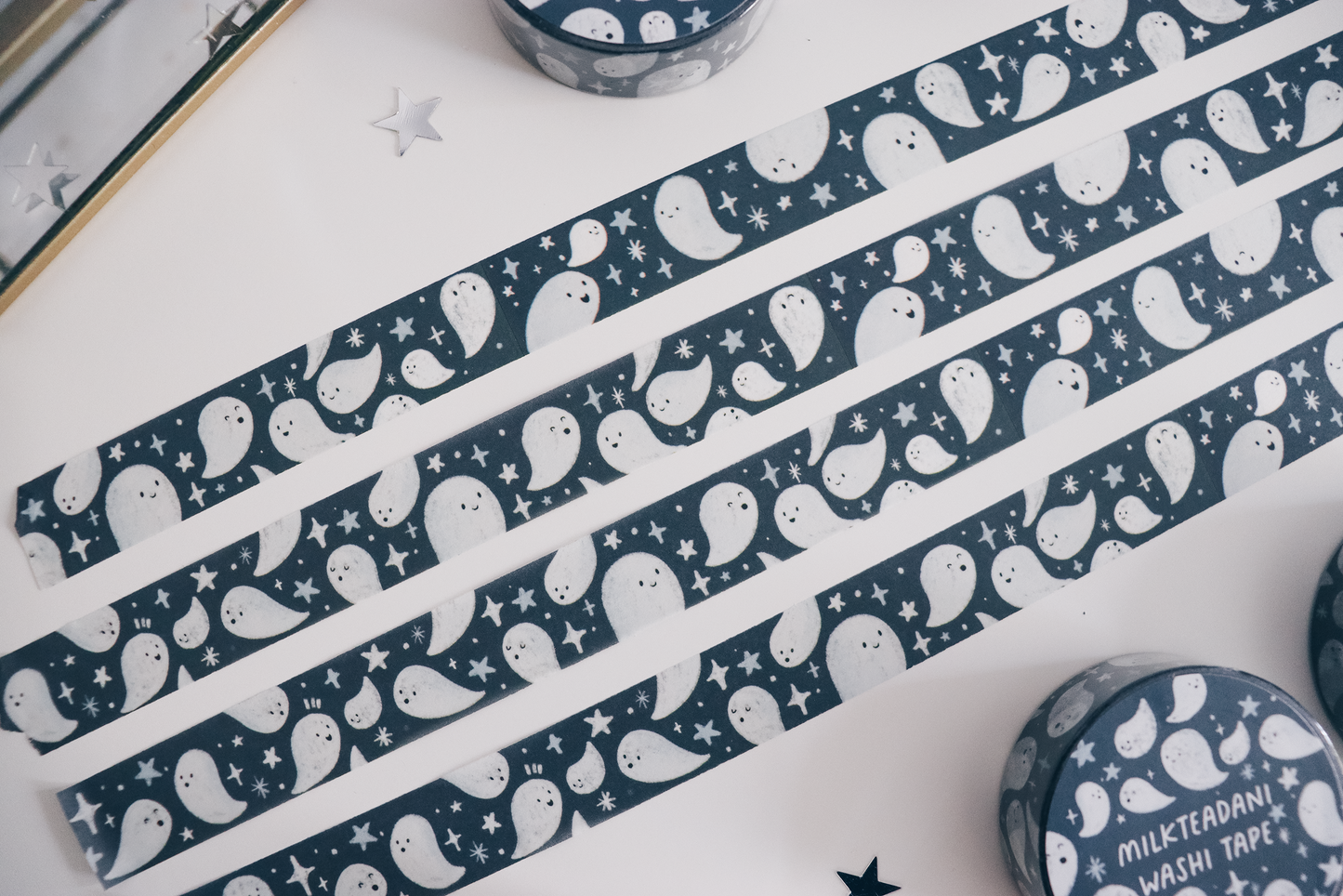 Washi Tape - 15MM Ghosties (Dark)