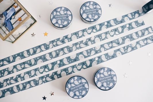 Washi Tape - 15MM Ghosties (Light)