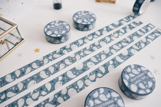 Washi Tape - 15MM Ghosties (Light)