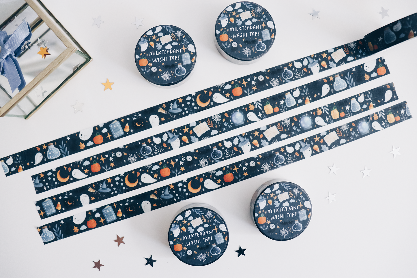 Washi Tape - 15MM Halloween Vibes Dark