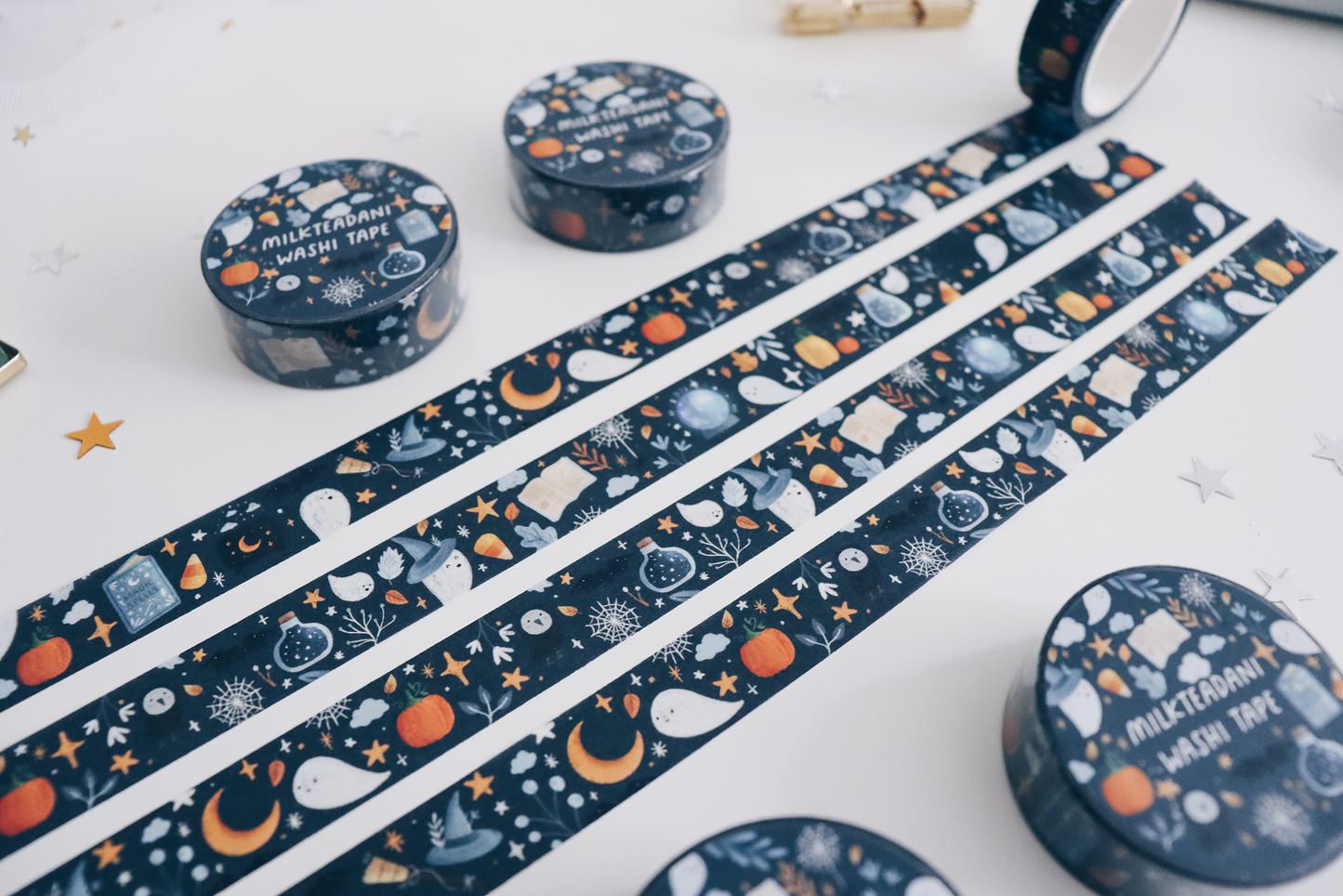 Washi Tape - 15MM Halloween Vibes Dark