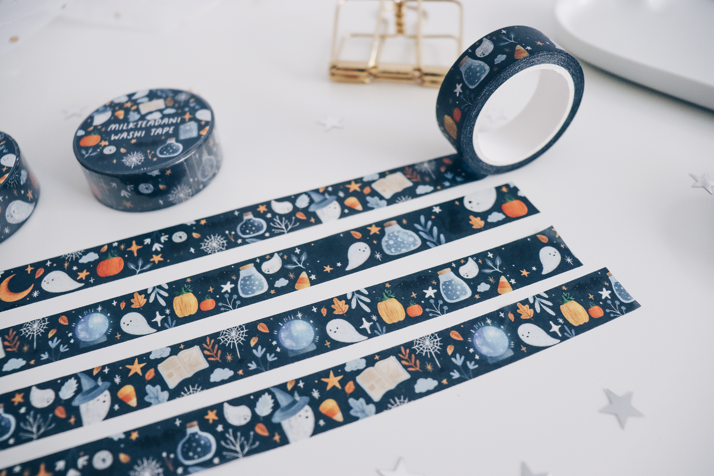 Washi Tape - 15MM Halloween Vibes Dark