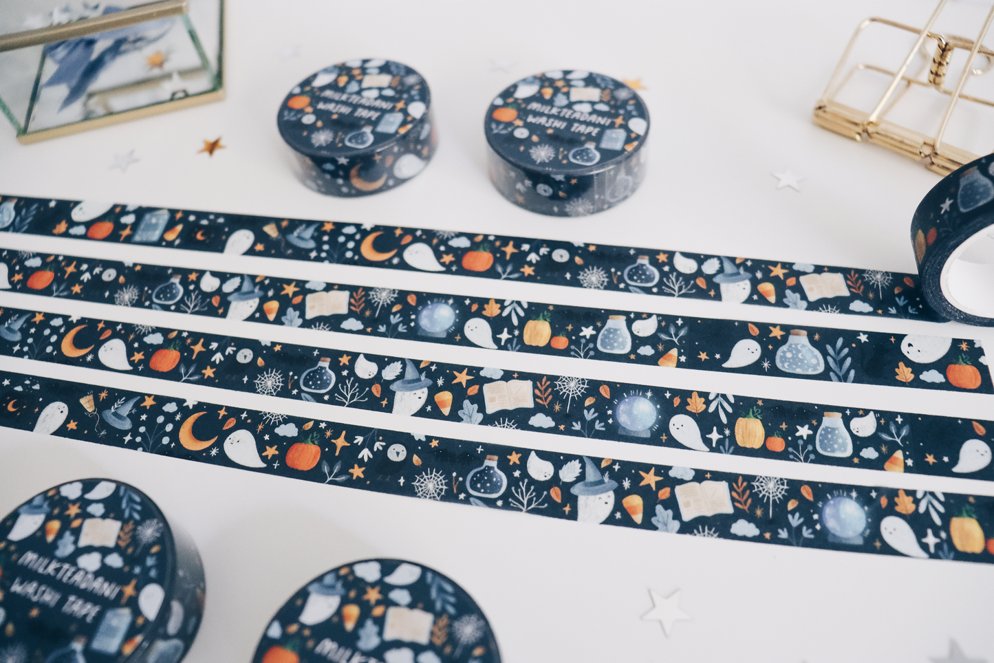 Washi Tape - 15MM Halloween Vibes Dark