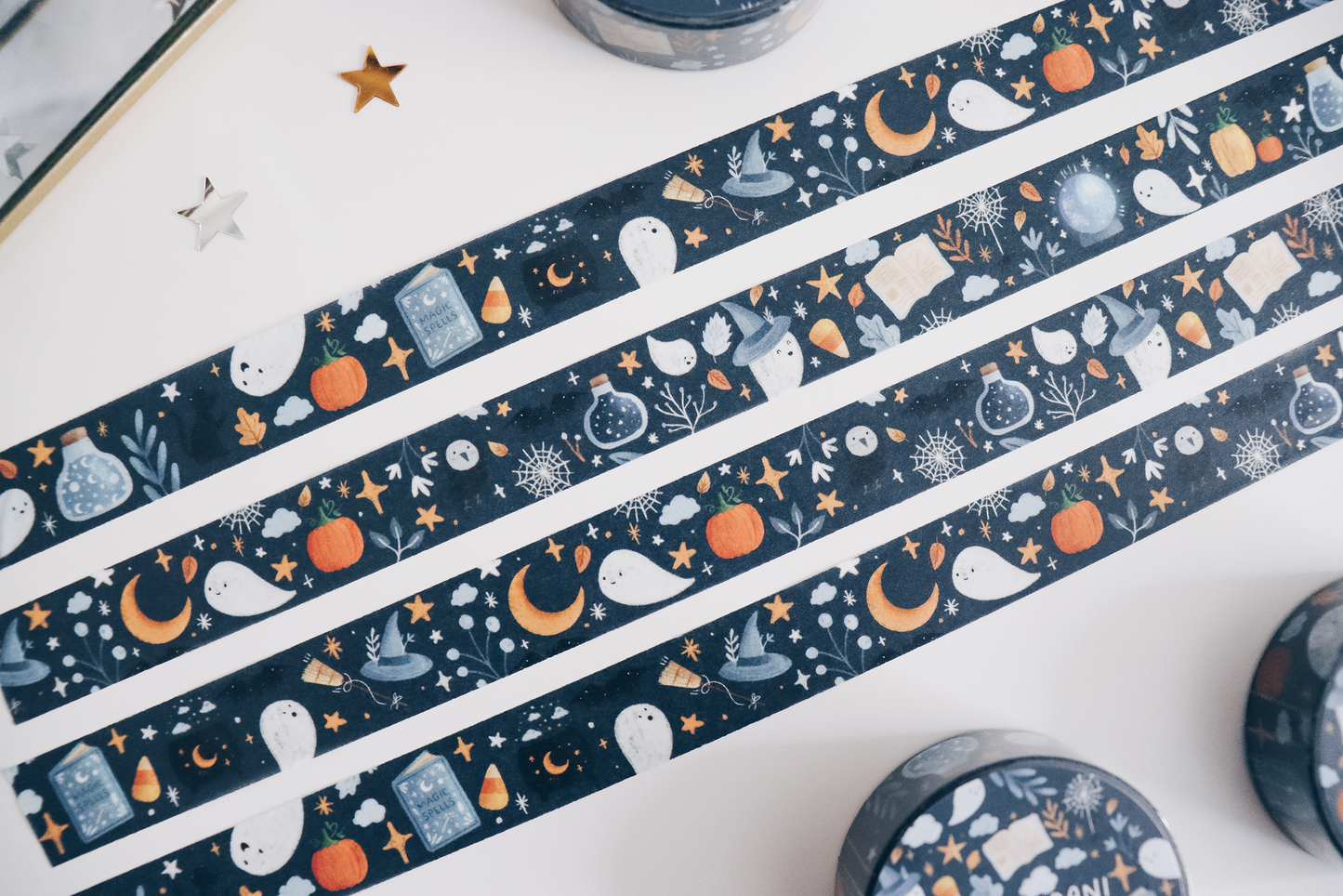 Washi Tape - 15MM Halloween Vibes Dark