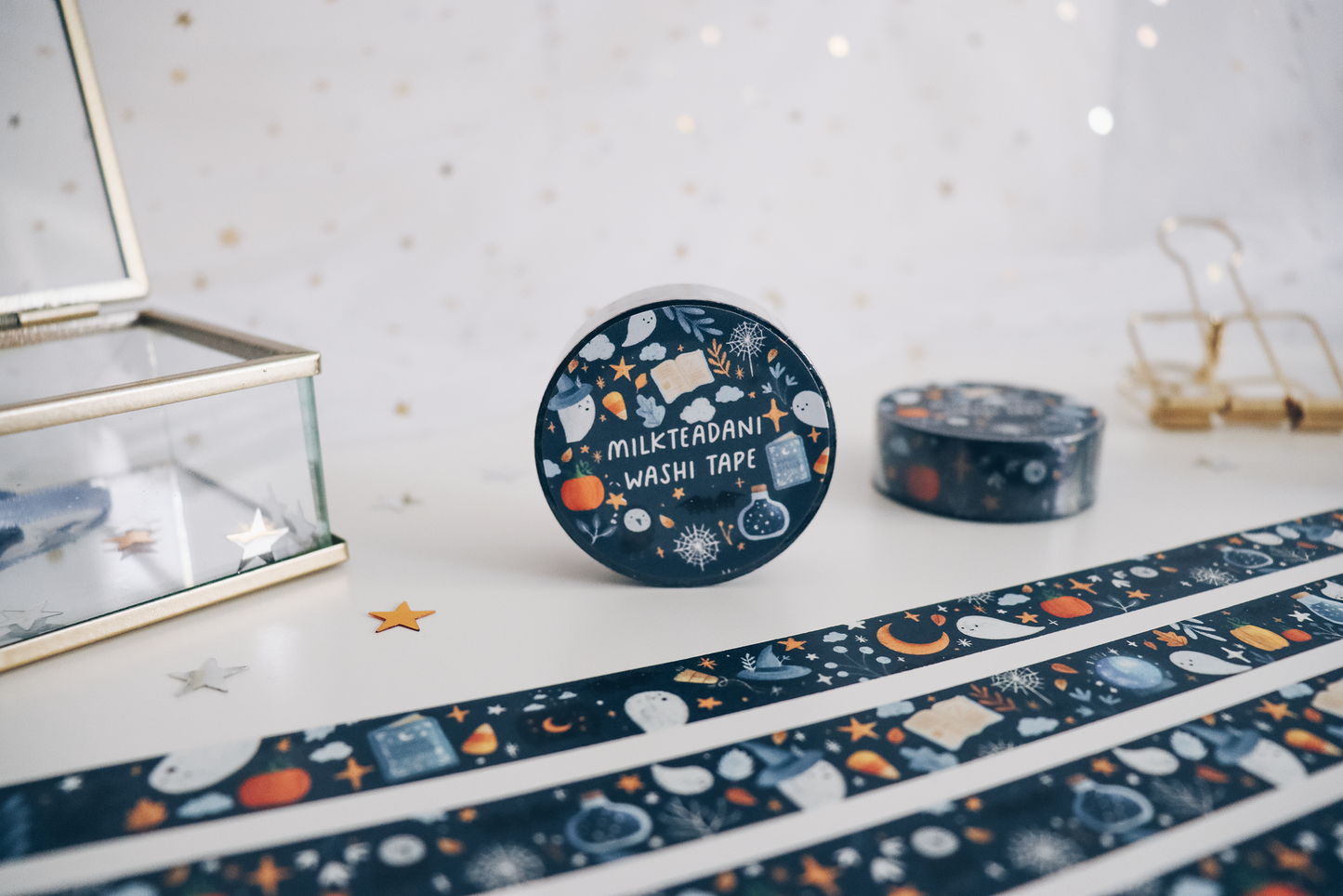 Washi Tape - 15MM Halloween Vibes Dark