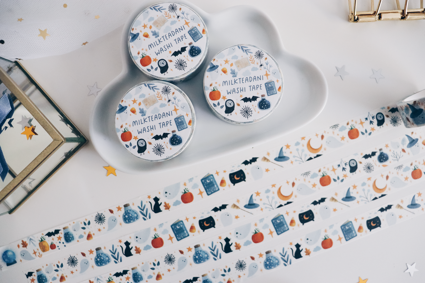 Washi Tape - 15MM Halloween Vibes Light