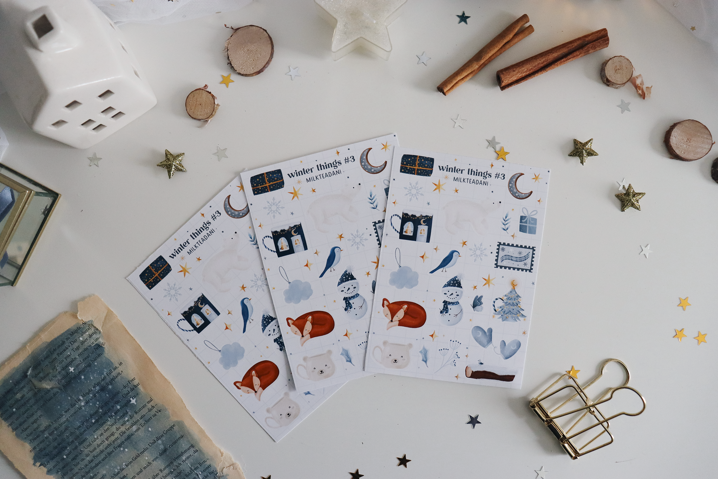 Sticker Sheet - Winter Things #3