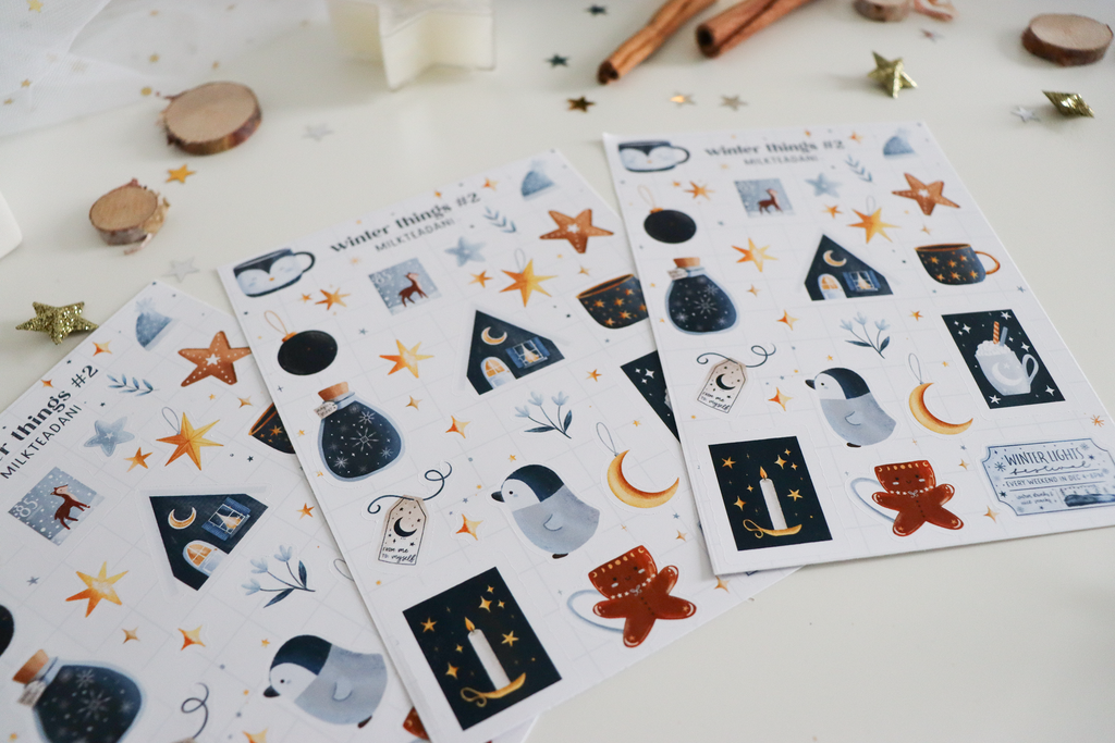 Sticker Sheet - Winter Things #2