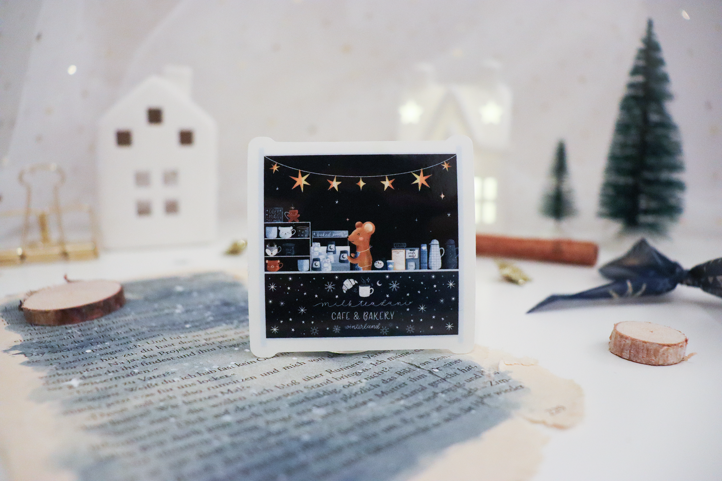 Sticker - Mouse Coffee Stand