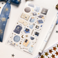 Clear Vinyl Sticker Sheet - Starry Books