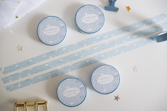 Washi Tape - 10MM Starry Seigaiha